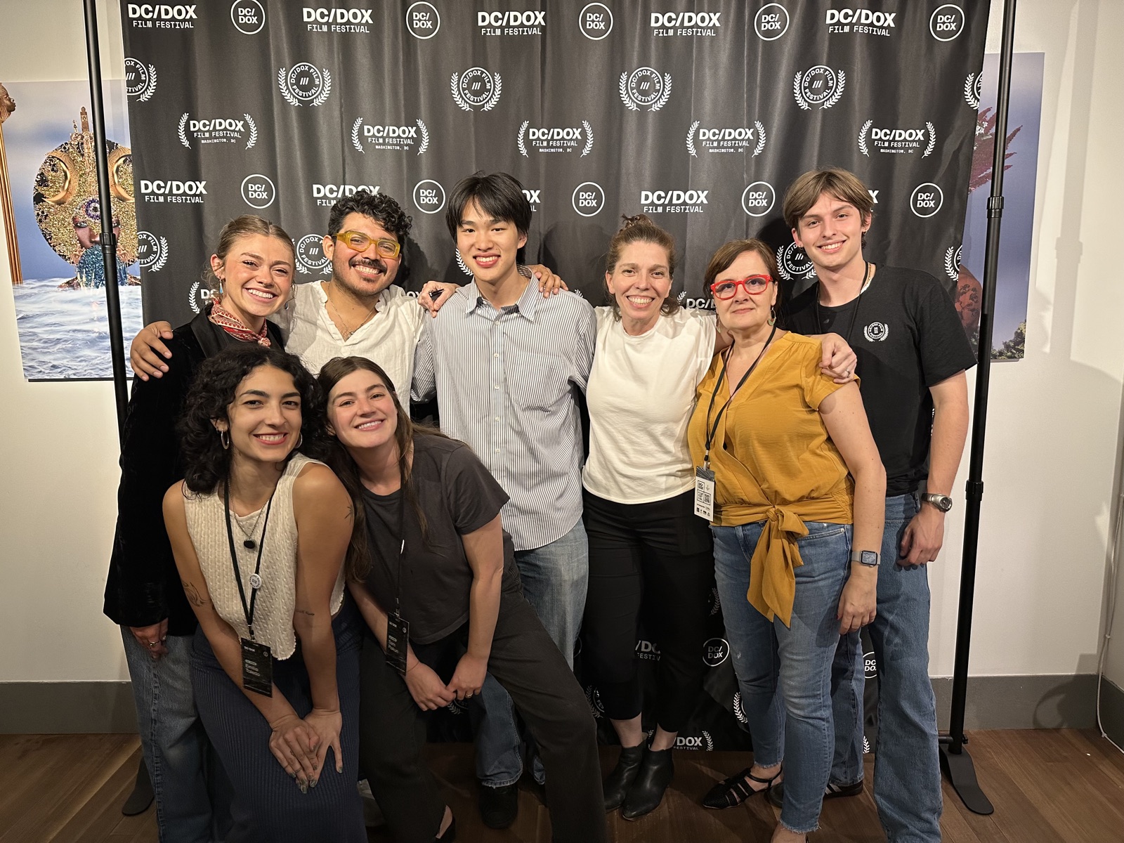 Group photo with the DC/DOX Film Festival team